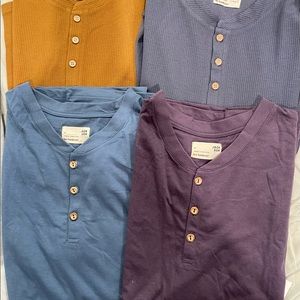 4pcs Mens XL Jackson rowe shirts
